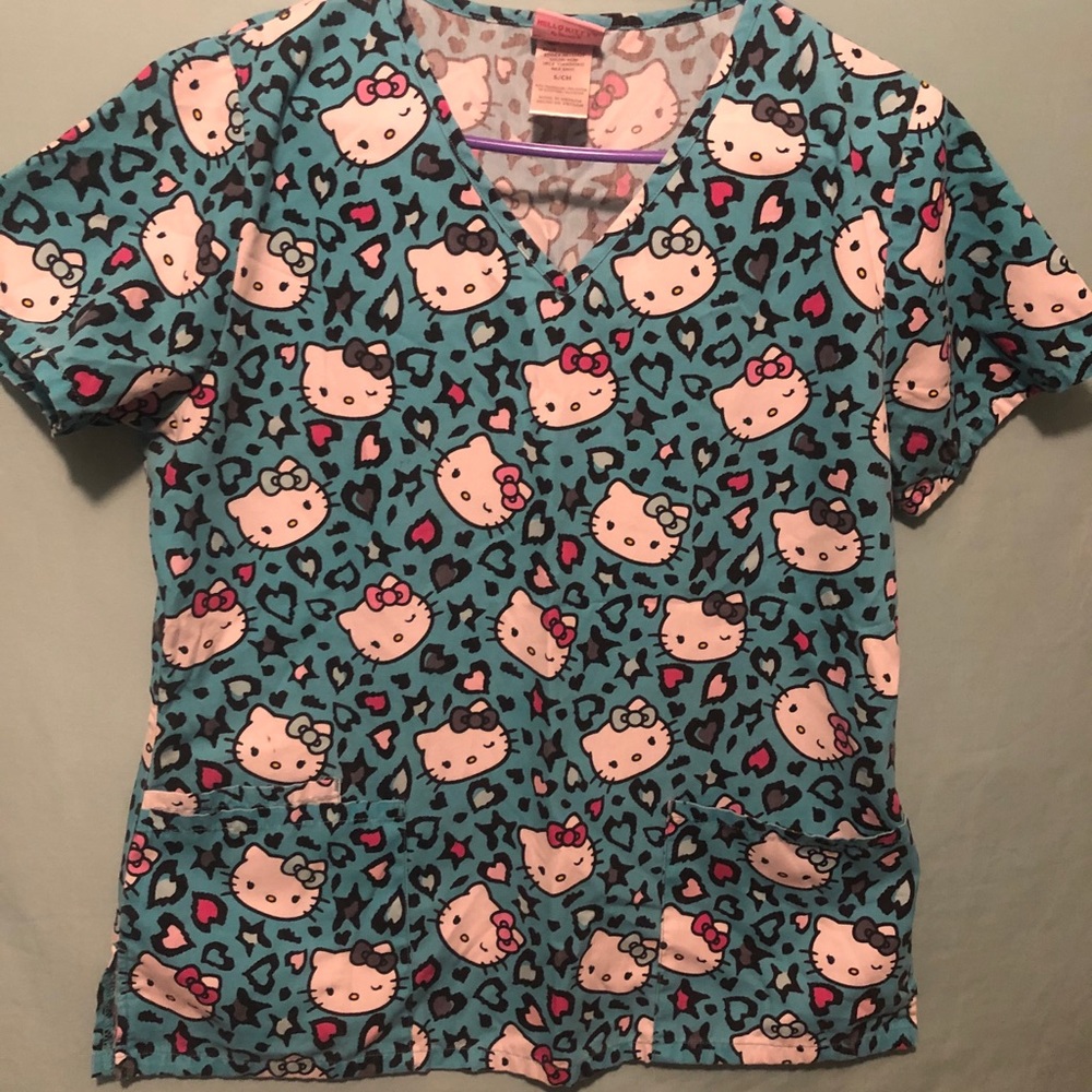 Hello kitty scrub top